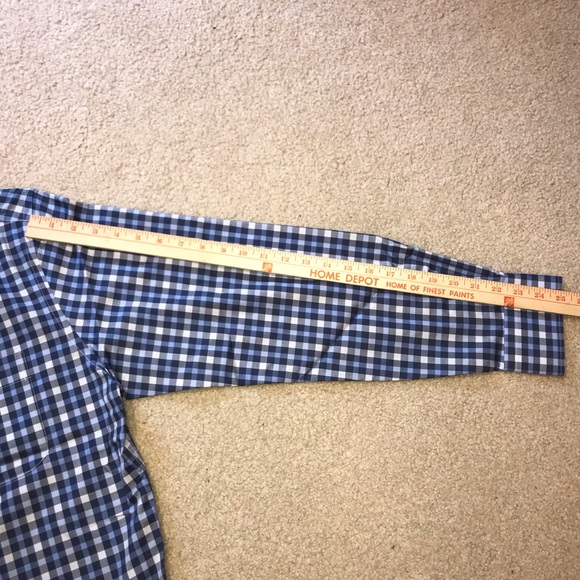 NWT Blue button down dress shirt - Picture 7 of 10